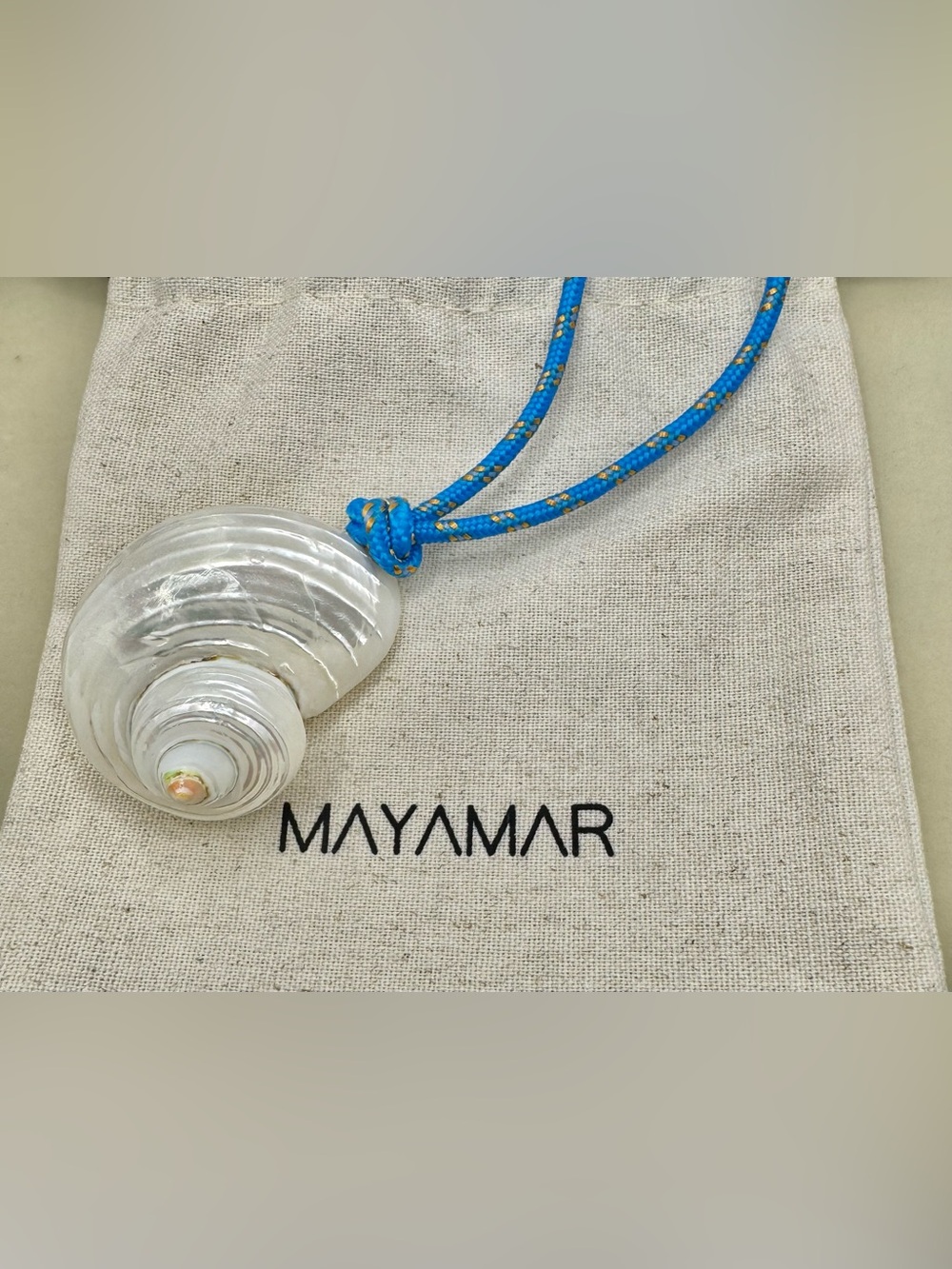 NEW Mayamar Blue Rope Shell Necklace - Picture 4 of 9